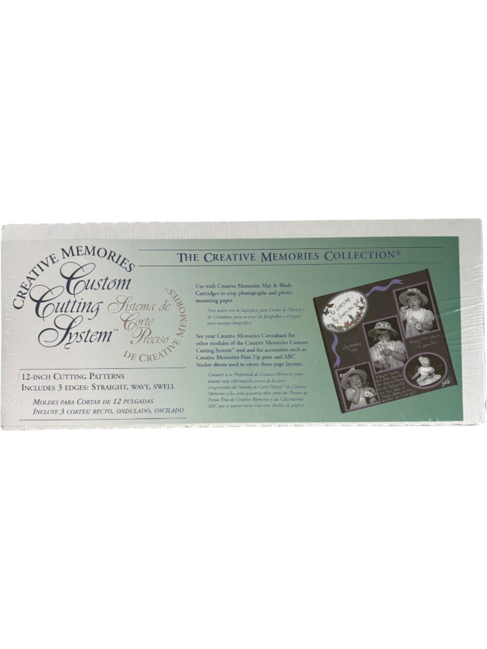CUTTING PATTERNS Creative Memories Custom Cutting System Straight Wavy Swell NWT